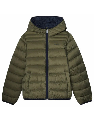 CAZADORA ACOLCHADA NIÑO PEPE JEANS IMPERMEABLE CON CAPUCHA