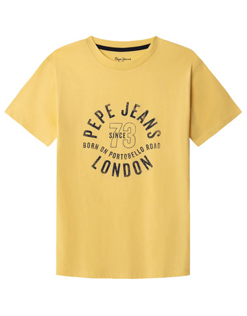 CAMISETA NIÑO PEPE JEANS LOGO ESTAMPADO FIT HOLGADO