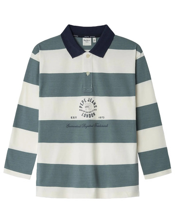 POLO MANGA LARGA NIÑO PEPE JEANS A RAYAS