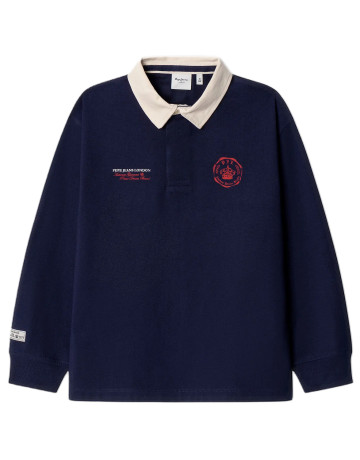 POLO RUGBY NIÑO PEPE JEANS MANGA LARGA