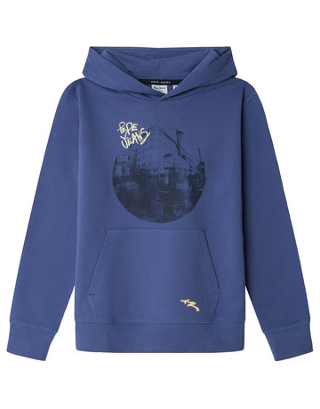 SUDADERA CON CAPUCHA NIÑO PEPE JEANS FIT REGULAR
