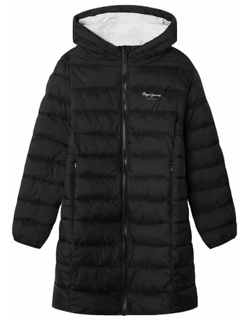 PLUMIFERO LARGO NIÑA PEPE JEANS CON CAPUCHA