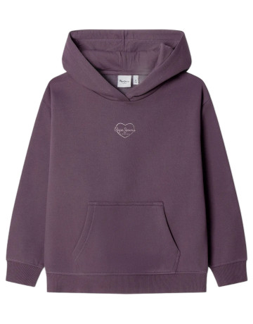 SUDADERA CON CAPUCHA NIÑA PEPE JEANS FIT RELAXED