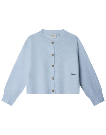 CÁRDIGAN DE PUNTO NIÑA PEPE JEANS CUELLO REDONDO