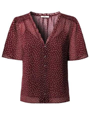 BLUSA CHIFÓN MUJER PEPE JEANS ESTAMPADO LUNARES