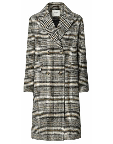 ABRIGO MUJER PEPE JEANS PATA DE GALLO