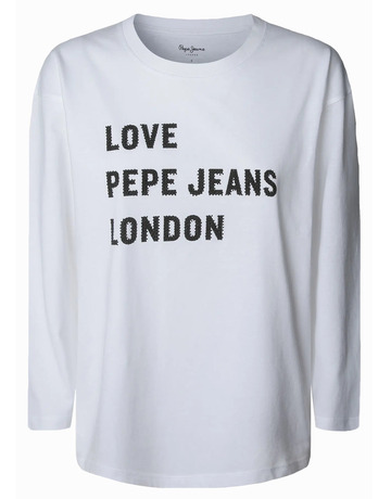CAMISETA MUJER  PEPE JEANS BLANCHE