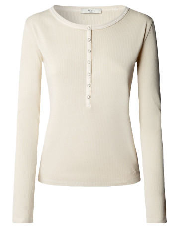 CAMISETA MUJER  PEPE JEANS BLANCA