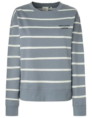 SUDADERA MUJER  PEPE JEANS DE RAYAS