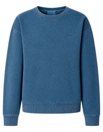 SUDADERA CUELLO REDONDO MUJER PEPE JEANS CON LOGO