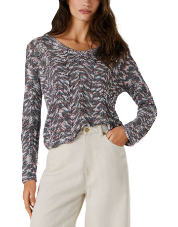 JERSEY PUNTO MUJER PEPE JEANS CUELLO PICO