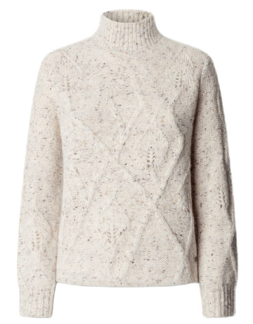 JERSEY PUNTO TRENZADO MUJER PEPE JEANS CUELLO ALTO