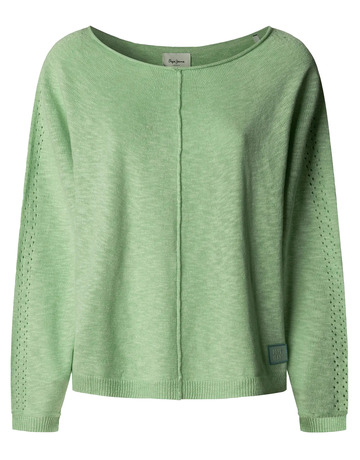 JERSEY MUJER PEPE JEANS CON DETALLES CALADOS