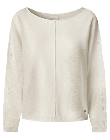 JERSEY MUJER PEPE JEANS CON DETALLES CALADOS