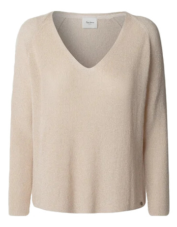 JERSEY DE PUNTO MUJER PEPE JEANS CUELLO PICO