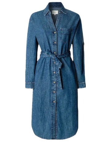 VESTIDO MUJER  PEPE JEANS ANGIE CLASSIC SHIRT DRESS