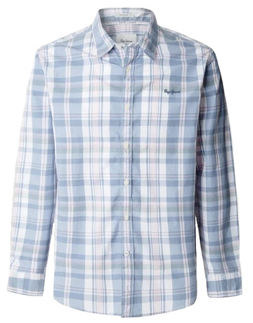 CAMISA POPELIN HOMBRE PEPE JEANS DE CUADROS FIT REGULAR
