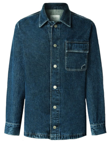 CAMISA HOMBRE  PEPE JEANS OTTO OVERSHIRT PETROL BLUE