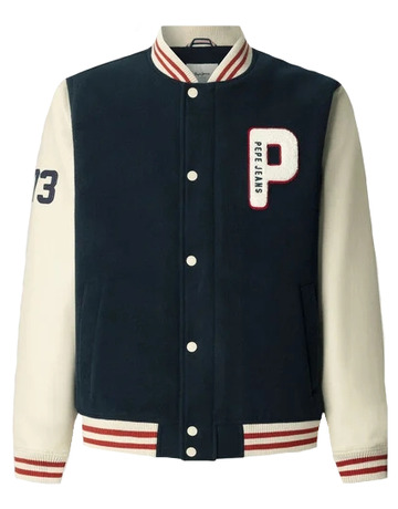 CHAQUETA BOMBER HOMBRE PEPE JEANS ESTILO UNIVERSITARIO