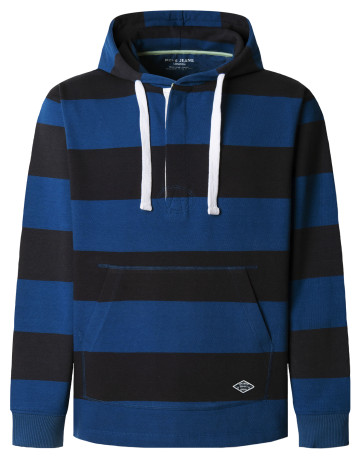 SUDADERA HOMBRE  PEPE JEANS JOE STRIPES HOODIE