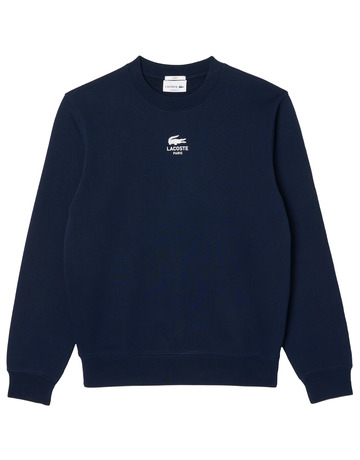 SUDADERA UNISEX LACOSTE DE FELPA ESTAMPADA