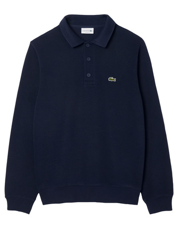 SUDADERA HOMBRE LACOSTE CON CUELLO POLO DE CANALÉ