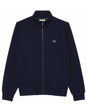 SUDADERA CON CREMALLERA EN FELPA CEPILLADA HOMBRE LACOSTE