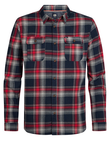 CAMISA HOMBRE  PETROL INDUSTRIES MEN SHIRT LONG SLEEVE CHECK