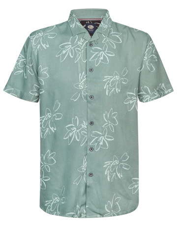 CAMISA HOMBRE  PETROL INDUSTRIES MEN SHIRT SHORT SLEEVE AOP