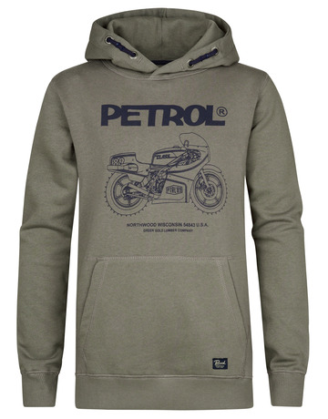 SUDADERA NIÑO  PETROL INDUSTRIES BOYS SWEATER HOODED PRINT