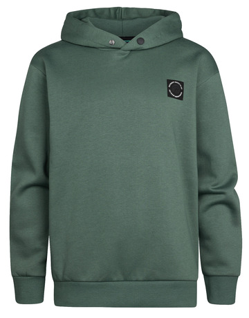 SUDADERA CON CAPUCHA NIÑO PETROL INDUSTRIES CON LOGO BORDADO