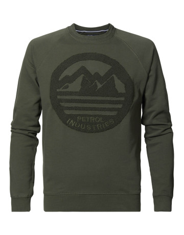 SUDADERA HOMBRE  PETROL SWEATER R-NECK