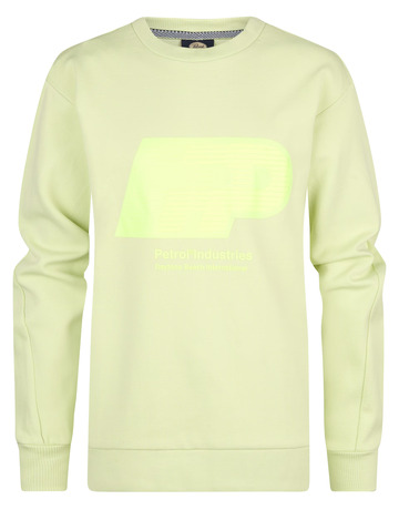 SUDADERA NIÑO PETROL INDUSTRIES LOGO ESTAMPADO FIT HOLGADO