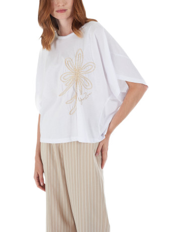 CAMISETA MUJER  YES ZEE T-SHIRT DONNA CROP, OVER