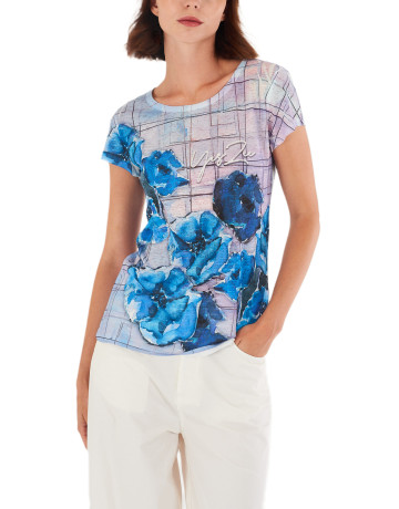 CAMISETA MUJER  YES ZEE T-SHIRT DONNA GIROCOLLO, M/C,S
