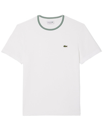 CAMISETA HOMBRE LACOSTE CUELLO CANALÉ