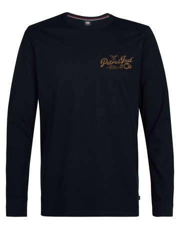 SUDADERA HOMBRE  PETROL INDUSTRIES MEN T-SHIRT LS CLASSIC PRINT