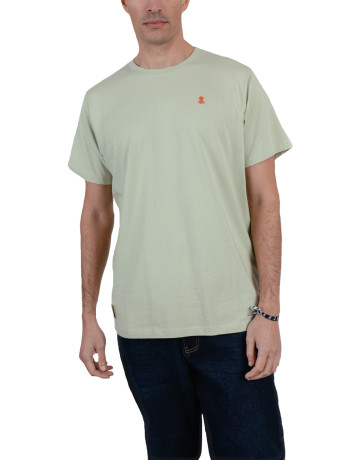 CAMISETA HOMBRE  EL PULPO CAMISETA BORDADO LOGO CONTRAST