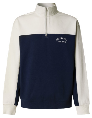 SUDADERA CUELLO ALTO HOMBRE PEPE JEANS MEDIA CREMALLERA