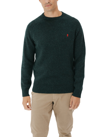 JERSEY HOMBRE  EL PULPO JERSEY PUNTO JASPEADO VERDE BO