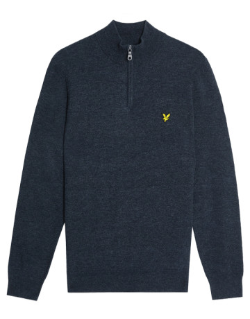 JERSEY HOMBRE  LYLE & SCOTT LAMBSWOOL BLEND QUARTER ZIP JU