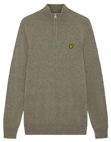 JERSEY HOMBRE  LYLE & SCOTT LAMBSWOOL BLEND QUARTER ZIP JU
