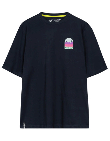 CAMISETA HOMBRE  MUNICH OVERSIZE T-SHIRT TREKKING NAVY
