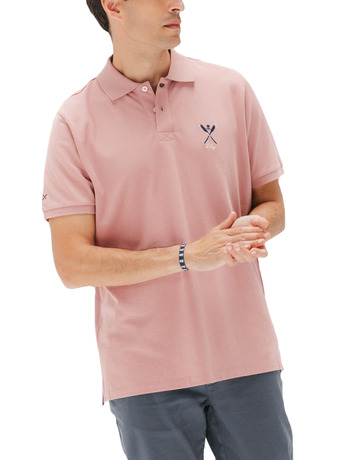 HOMBRE POLO LAVADO PALAS DIBUJADAS RO ROSA