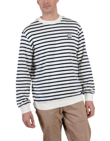 SUDADERA HOMBRE  EL PULPO SUDADERA RAYAS ETIQUETA OASIS
