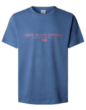 CAMISETA HOMBRE PEPE JEANS LOGO ESTAMPADO FIT REGULAR
