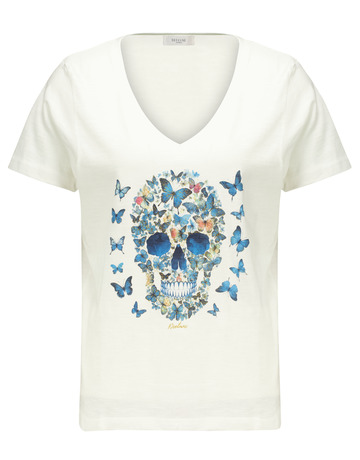 CAMISETA MUJER DEELUXE ESTAMPADO CALAVERA