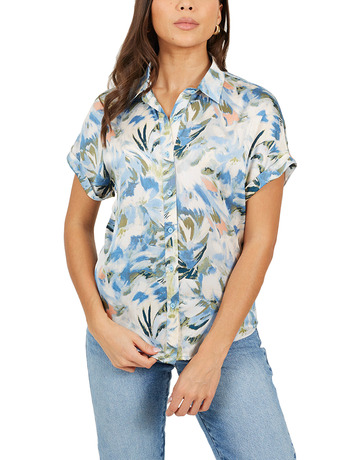 CAMISA DE MANGA ESTAMPADA CORTA MUJER BRAVE SOUL