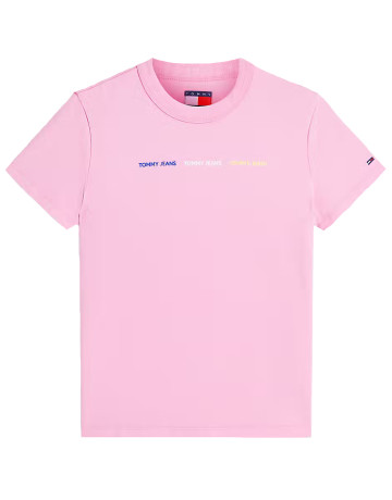 CAMISETA MUJER  TOMMY HILFIGER TJW REG TJ REPEAT WASH TEE