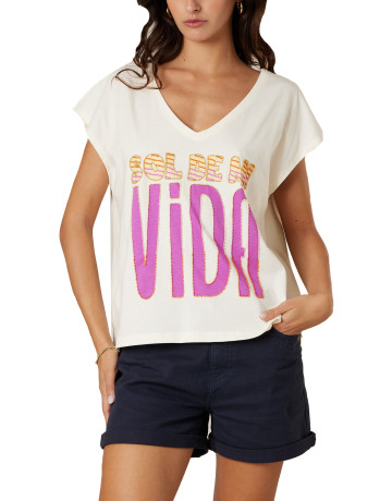 CAMISETA MUJER  DEELUX VIDA TS W